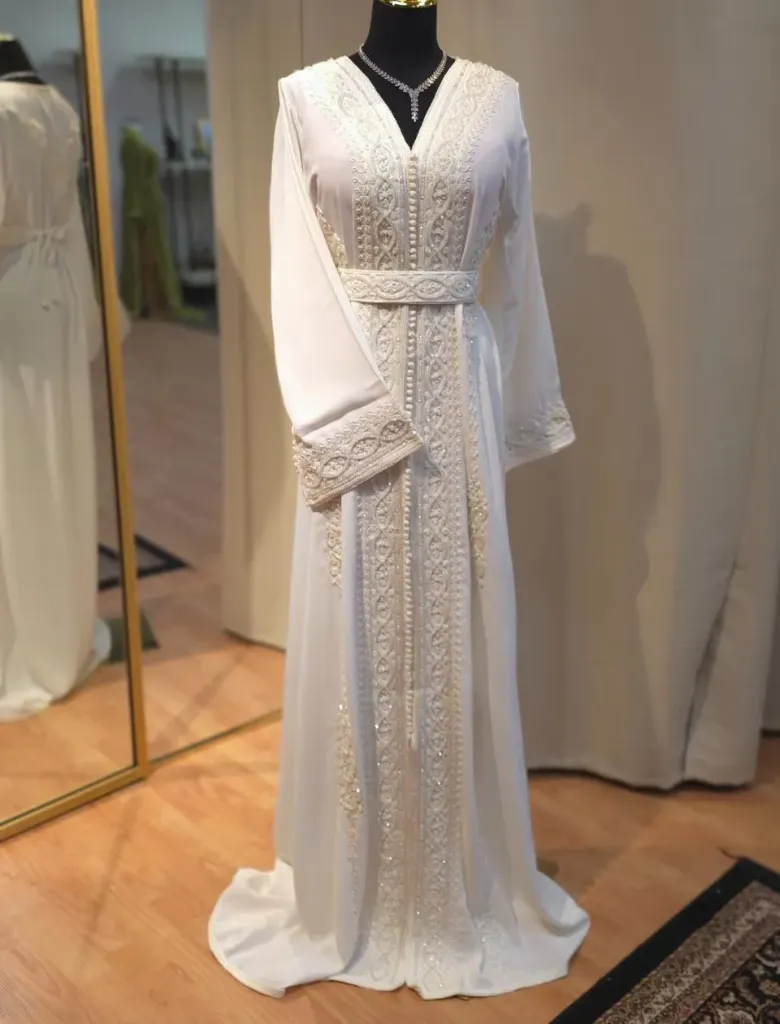 Caftan Celia White (XS)