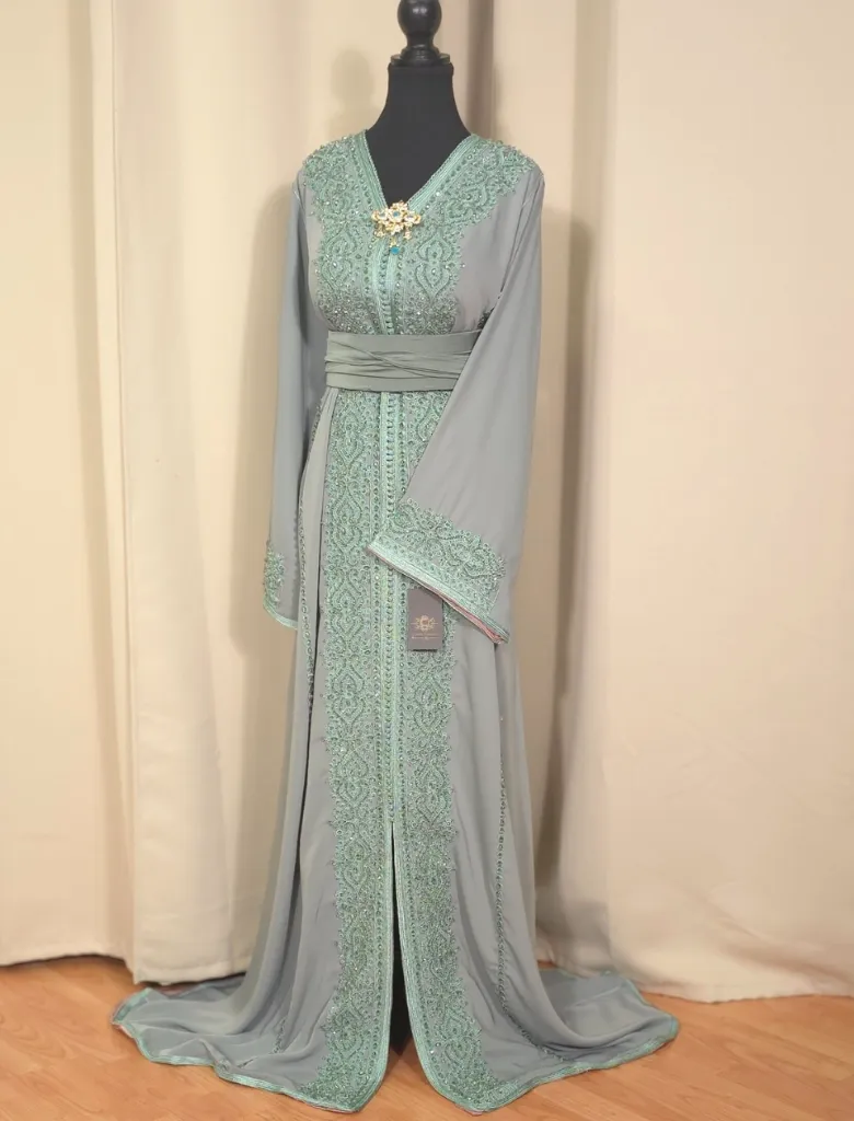 Caftan Dina Light Sage (M)