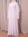 Luna Abaya White