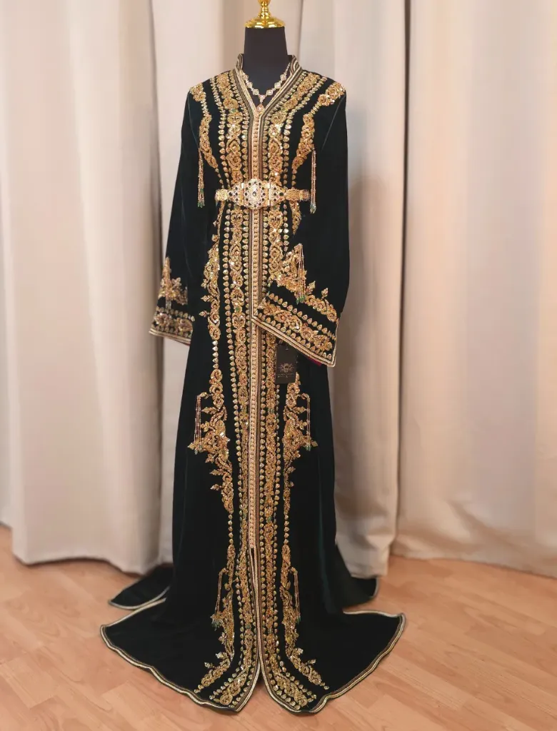 Caftan Velvet  Green (S)