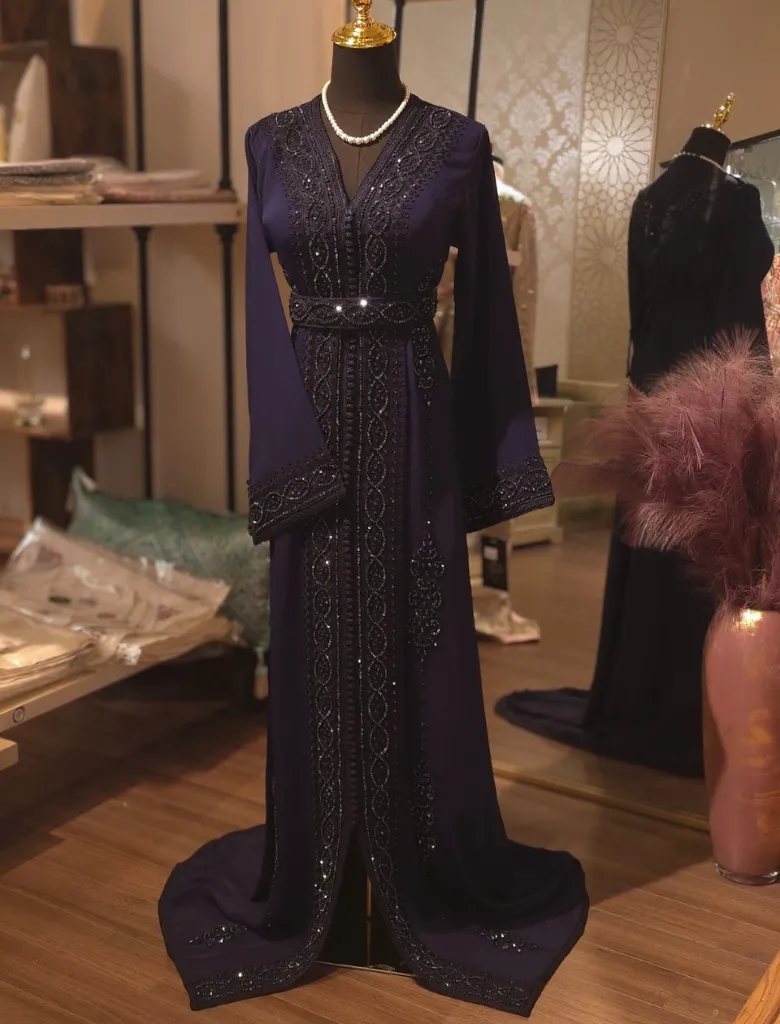 Caftan Celia Navy Blue (XS)