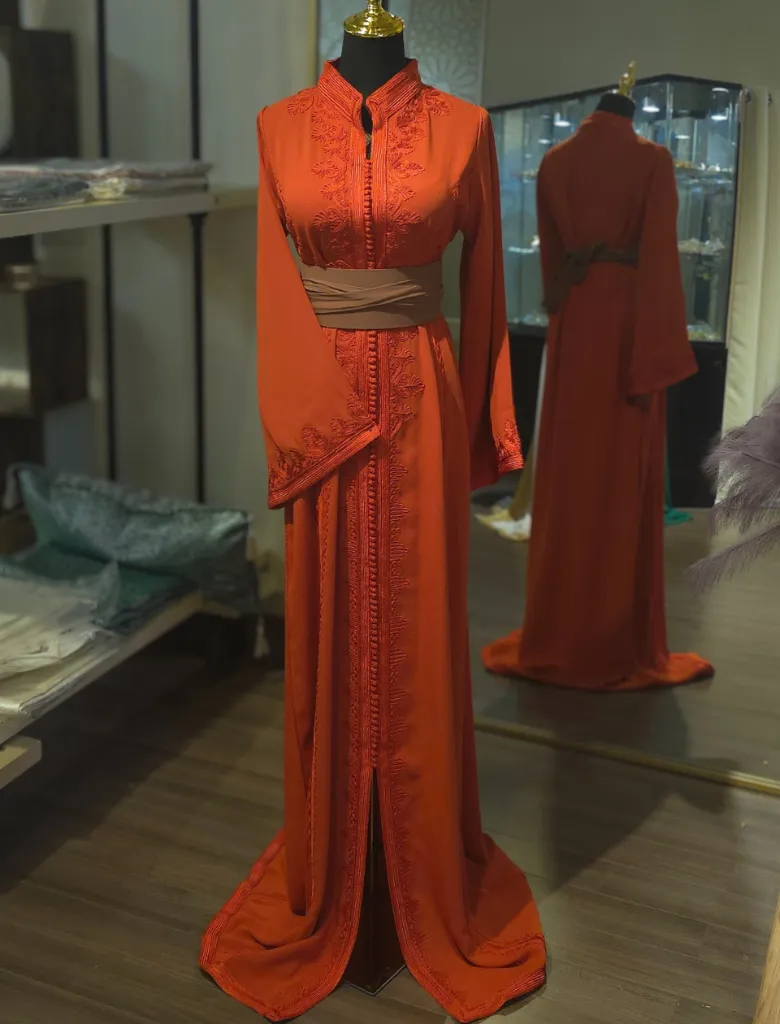Caftan Kamelia Orange (XS)