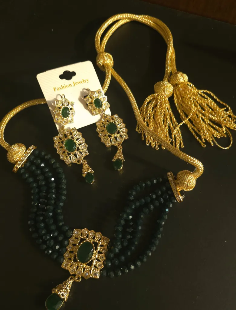 Moroccan Wedding Jewelry (Green)