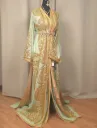 Bridal Takchita Arouss Green