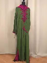 Djellaba Aisha Green Rose