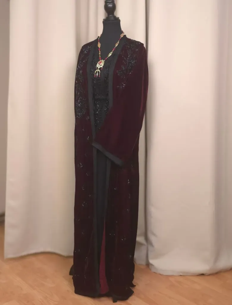 Kimono Alya Burgundy