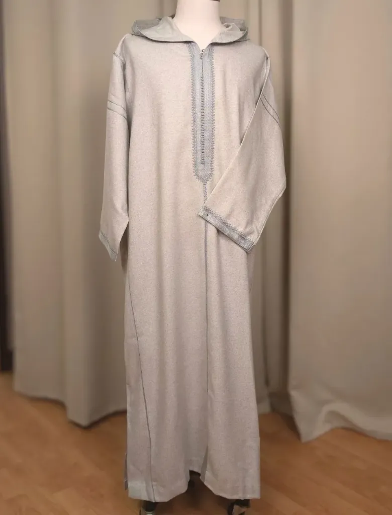 Jellaba Adam Light Gray (M)