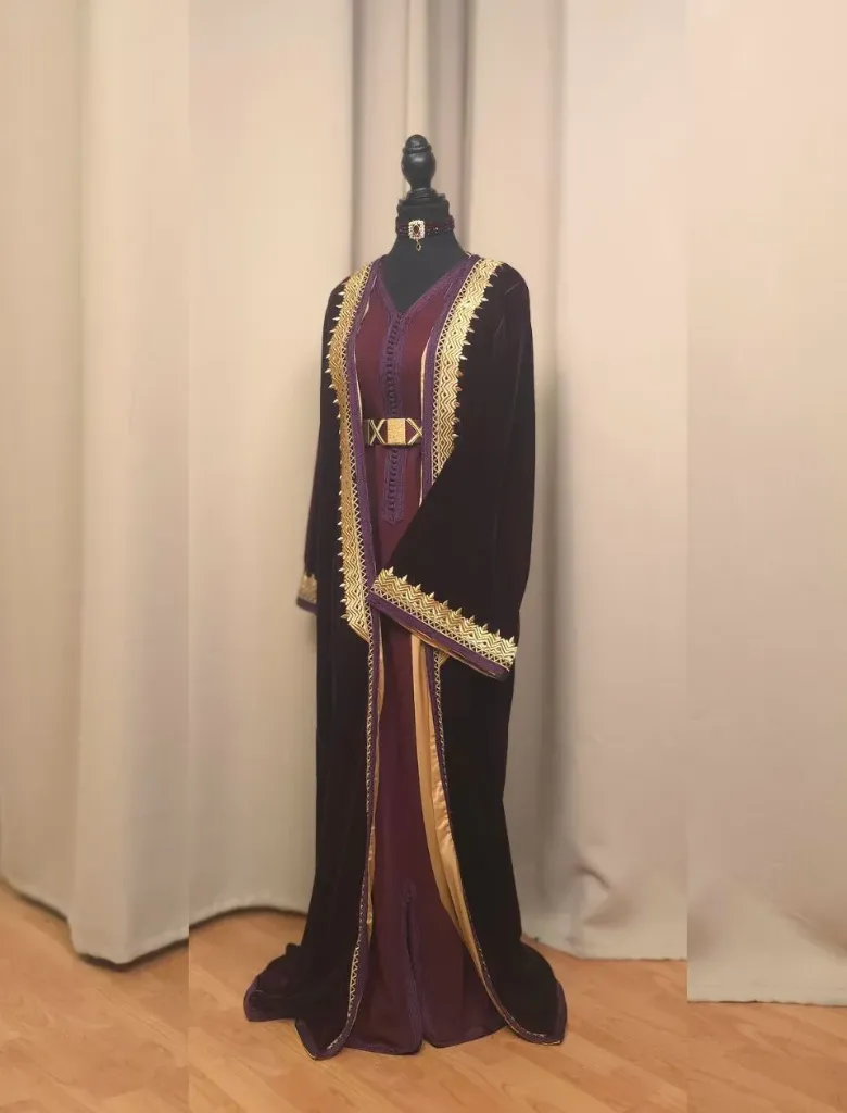 Kimono Sara Burgundy