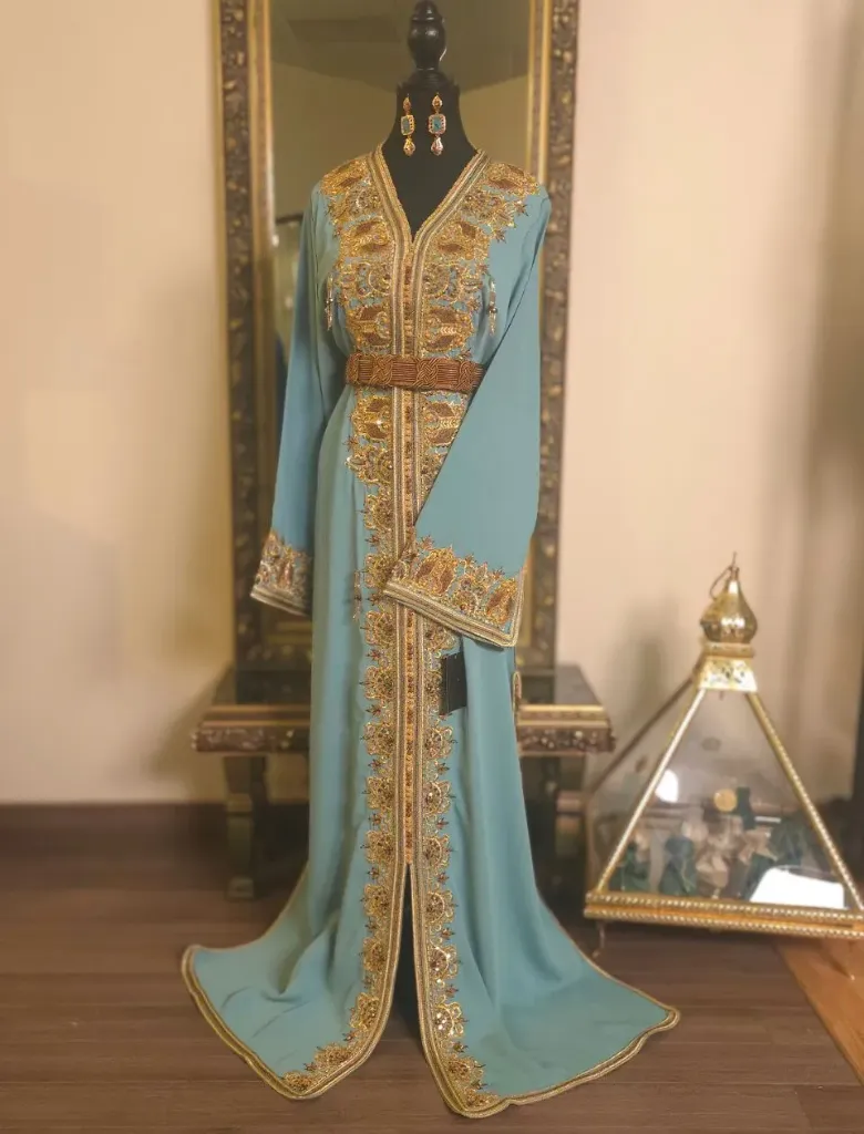 Caftan Assil Aqua (S)