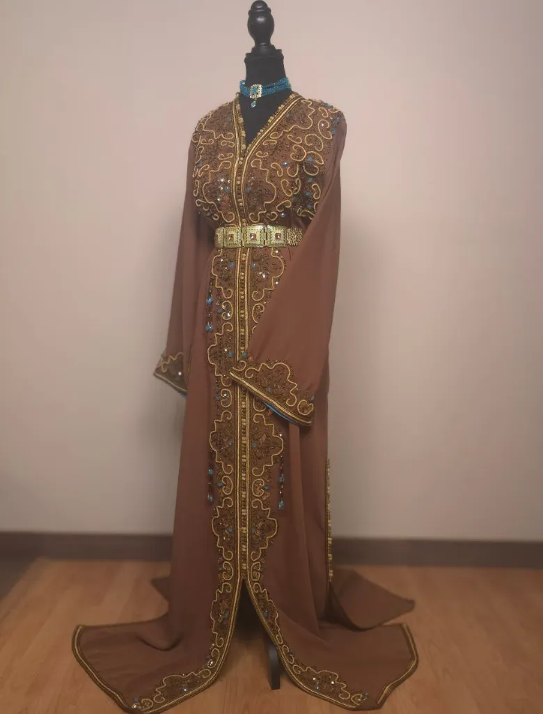 Caftan Aicha  Brown (M)