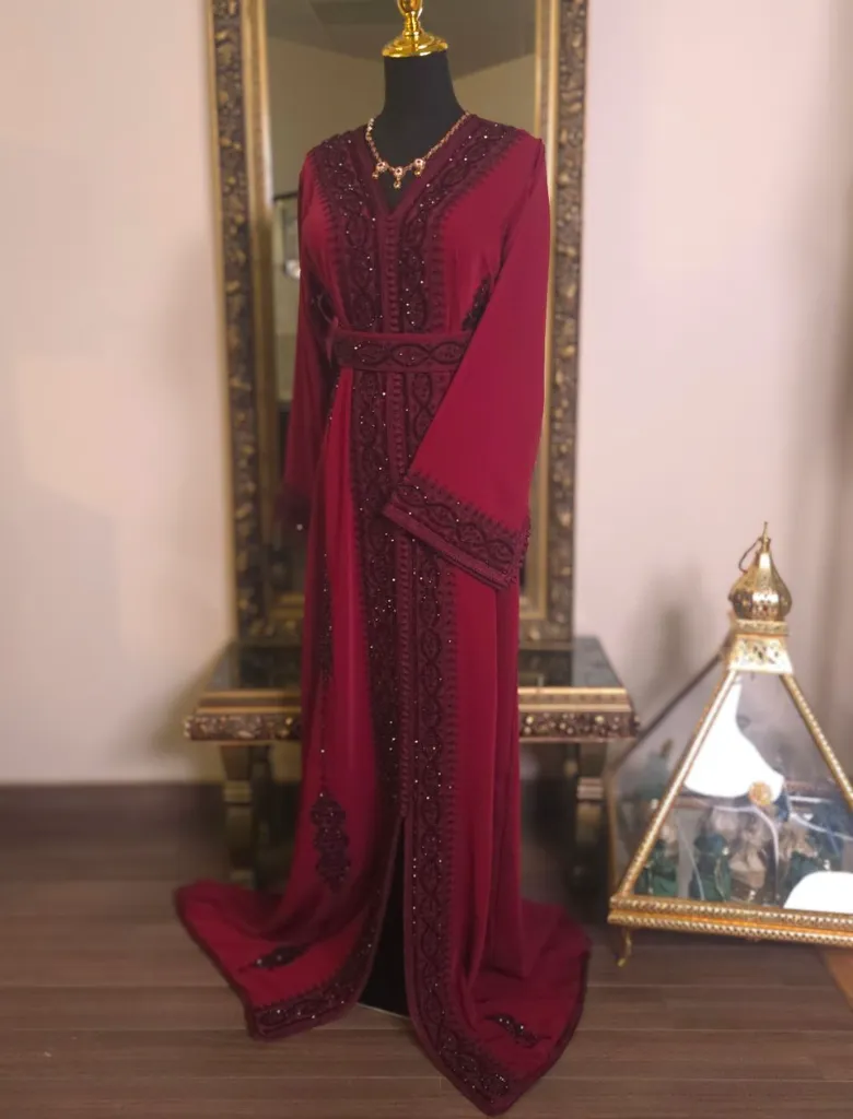 Caftan Celia Burgundy (S)
