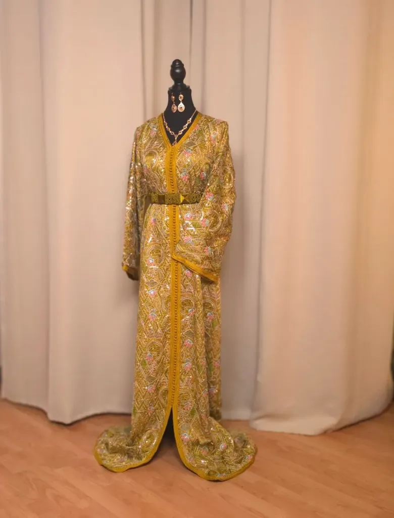 Caftan Saree Mustard (S)
